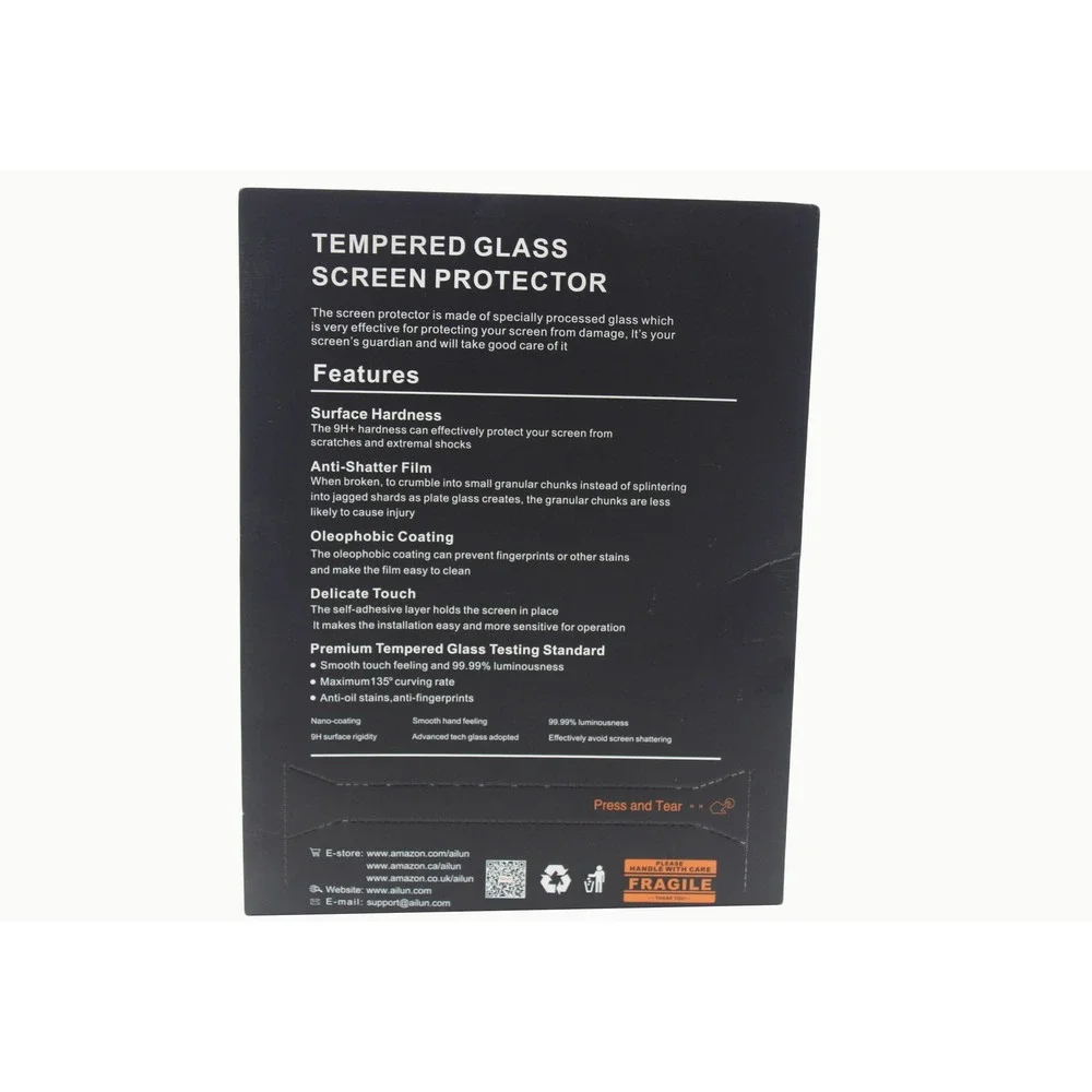 Ailun 2-Pack Glass Screen Protector for iPad Air 6 / Pro 11 2024 9H